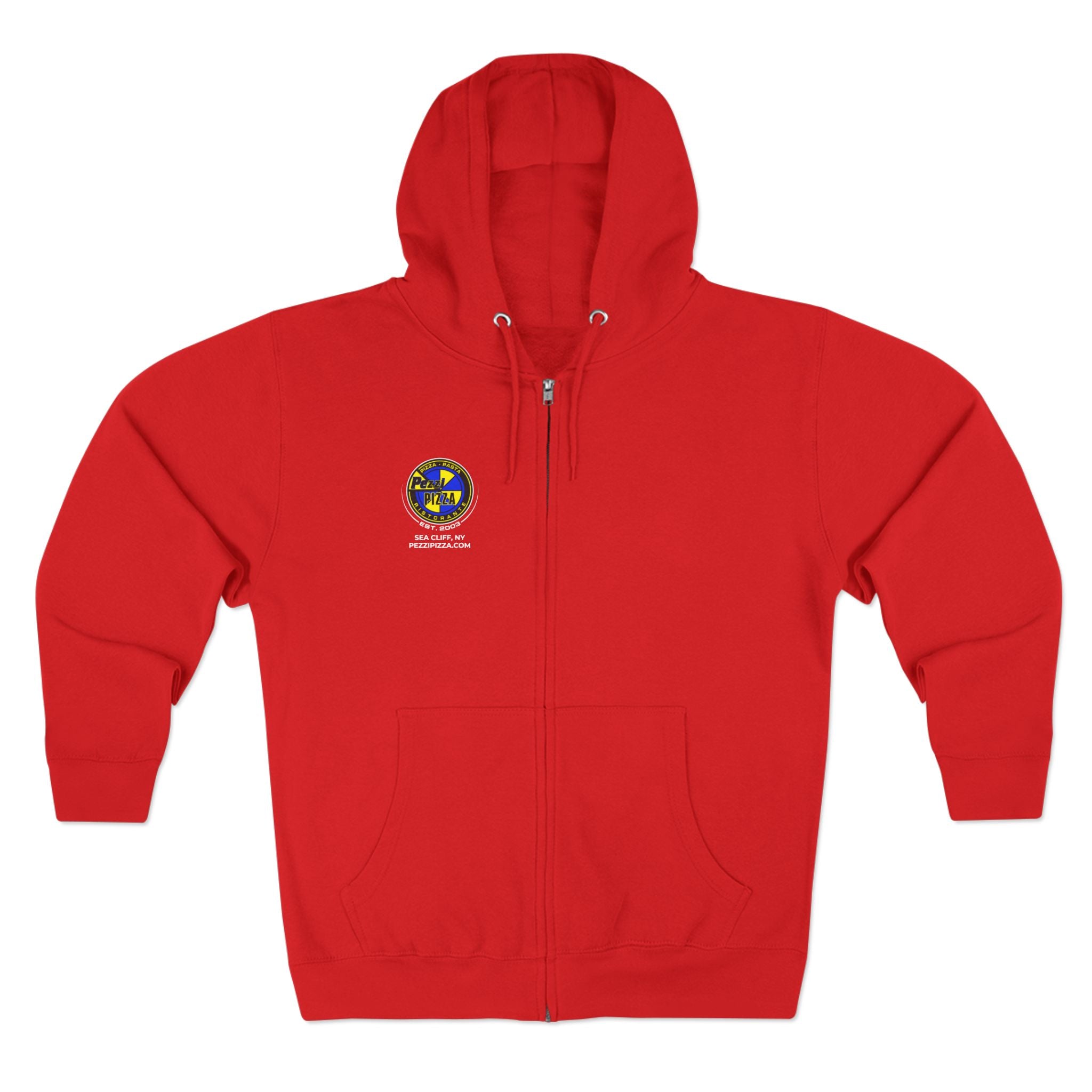 Pezzi I Minchia Pizza Graphic Zip Hoodie | Pizza Lover Apparel