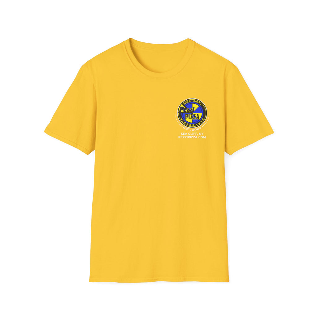 Family Friends Pizza Checklist T-Shirt | Pezzi Pizza Restaurant Slogan