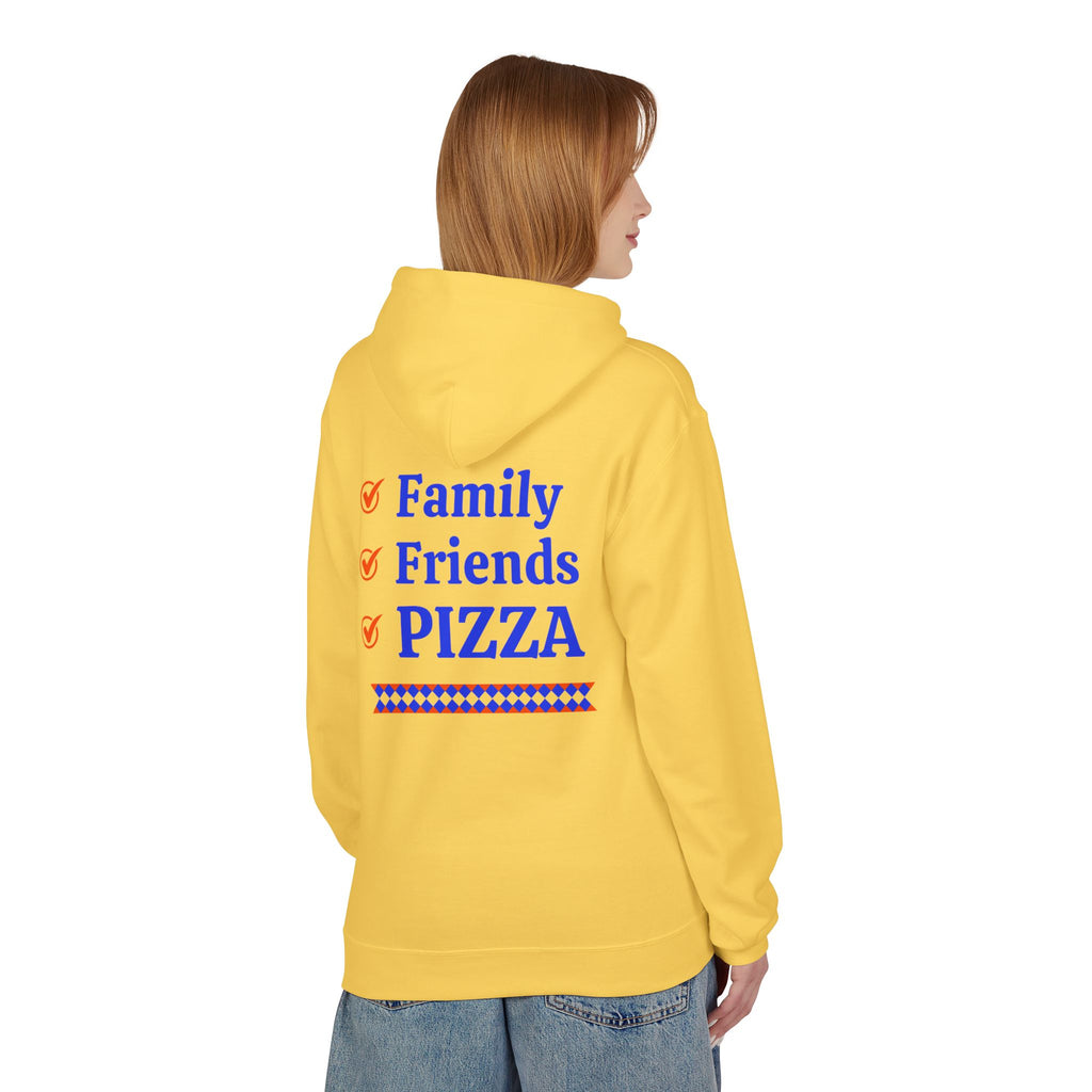 Family, Friends, Pizza (Pezzi Pizza)  Hoodie