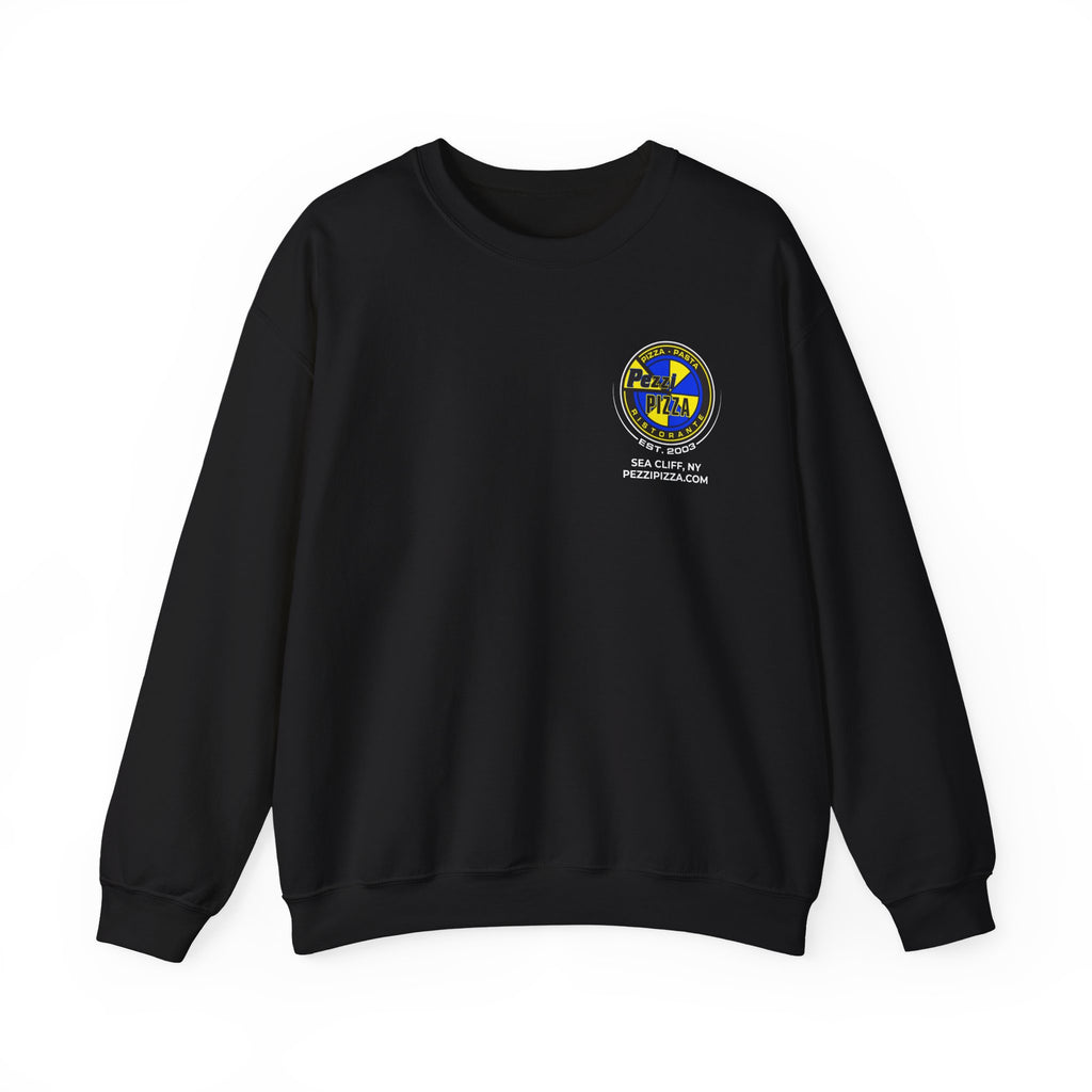 You Wanna Pezzi Me -  Logo Crewneck Sweatshirt | Small Chest Patch, Back Text