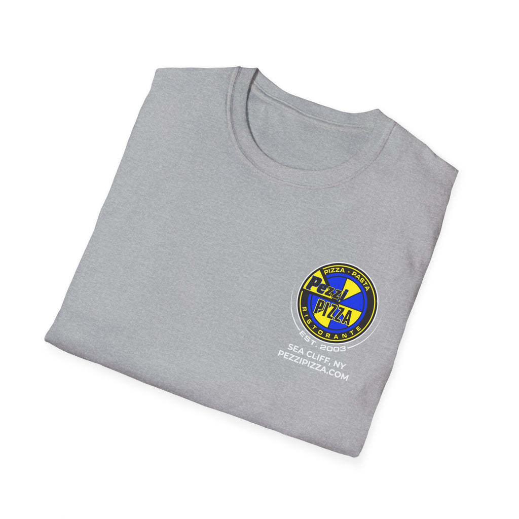 Family Friends Pizza Checklist T-Shirt | Pezzi Pizza Restaurant Slogan