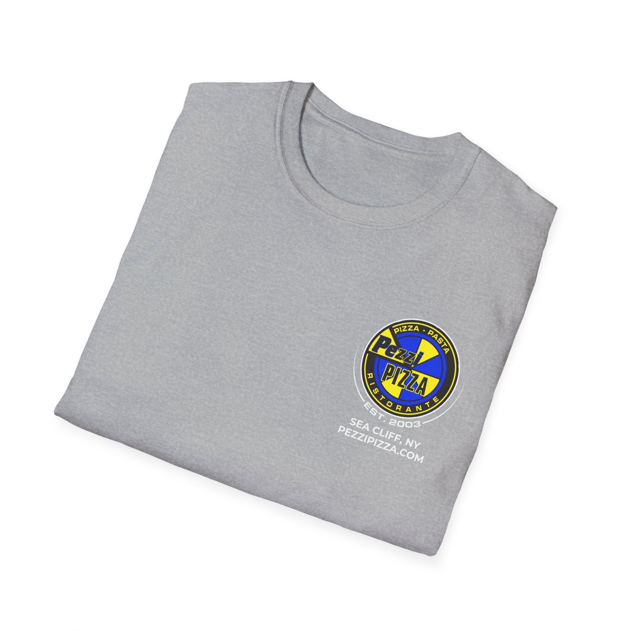 Family Friends Pizza Checklist T-Shirt | Pezzi Pizza Restaurant Slogan