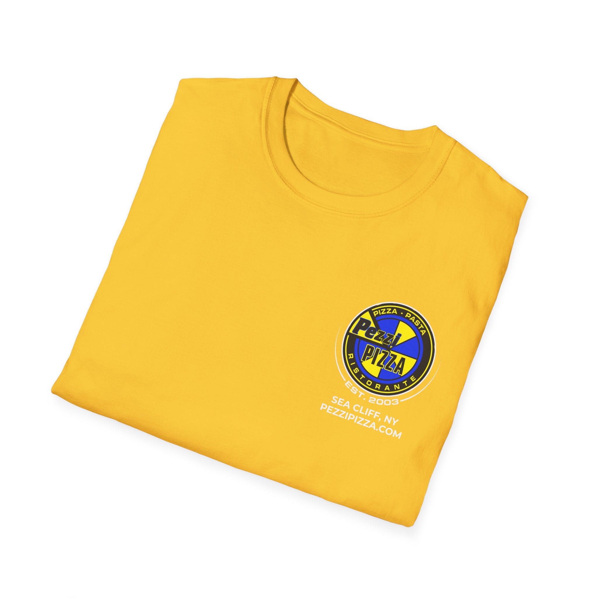 Family Friends Pizza Checklist T-Shirt | Pezzi Pizza Restaurant Slogan