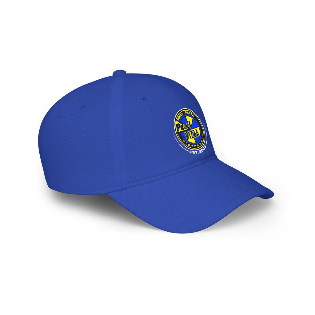 Pezzi Pizza Logo Cap — Low Profile Baseball Hat with 'Pezzi Pizza' Patch
