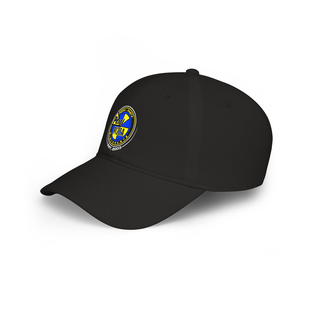 Pezzi Pizza Logo Cap — Low Profile Baseball Hat with 'Pezzi Pizza' Patch