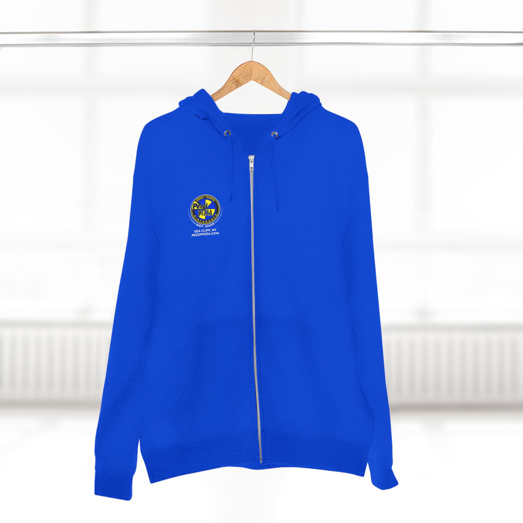 Pezzi I Minchia Pizza Graphic Zip Hoodie | Pizza Lover Apparel