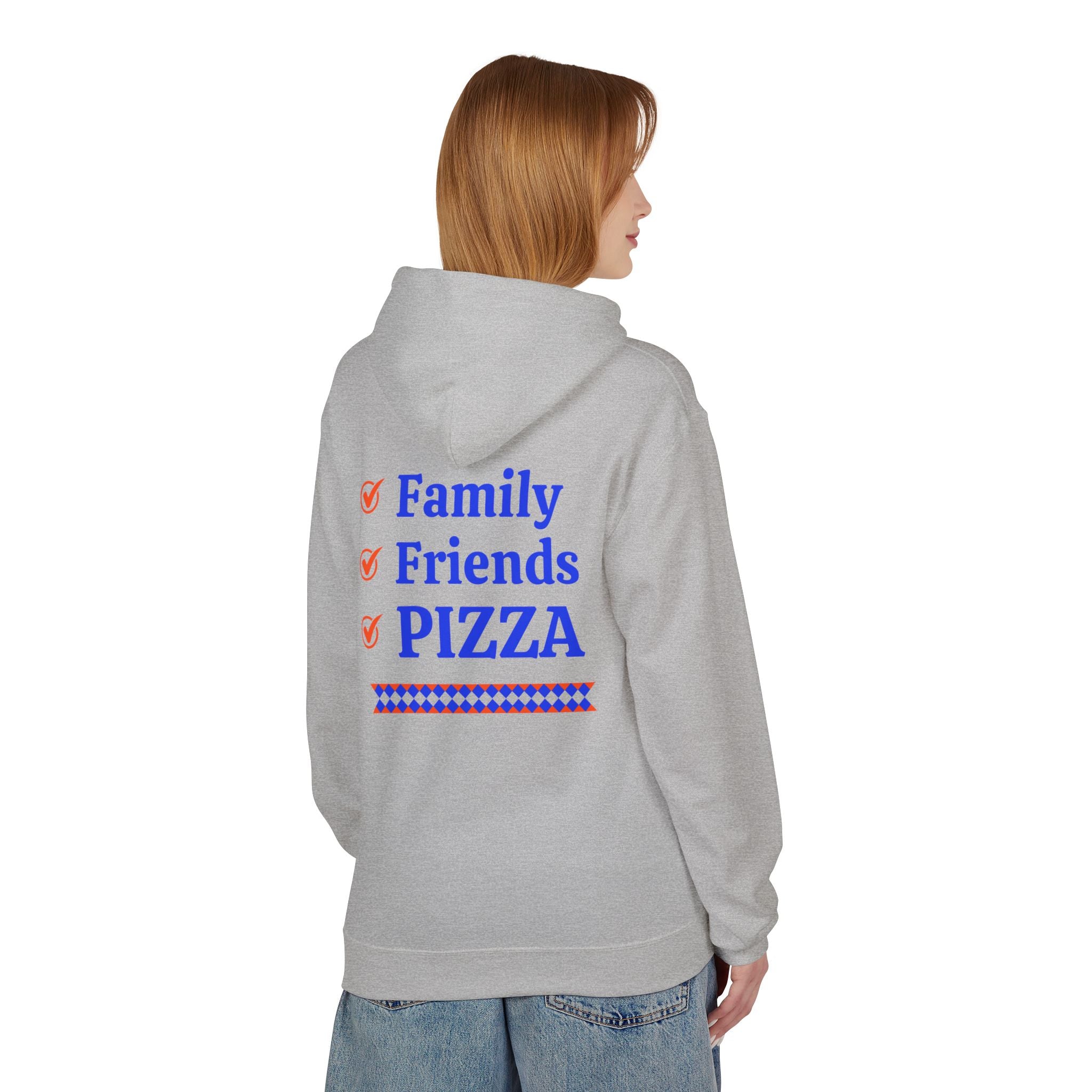 Family, Friends, Pizza (Pezzi Pizza)  Hoodie