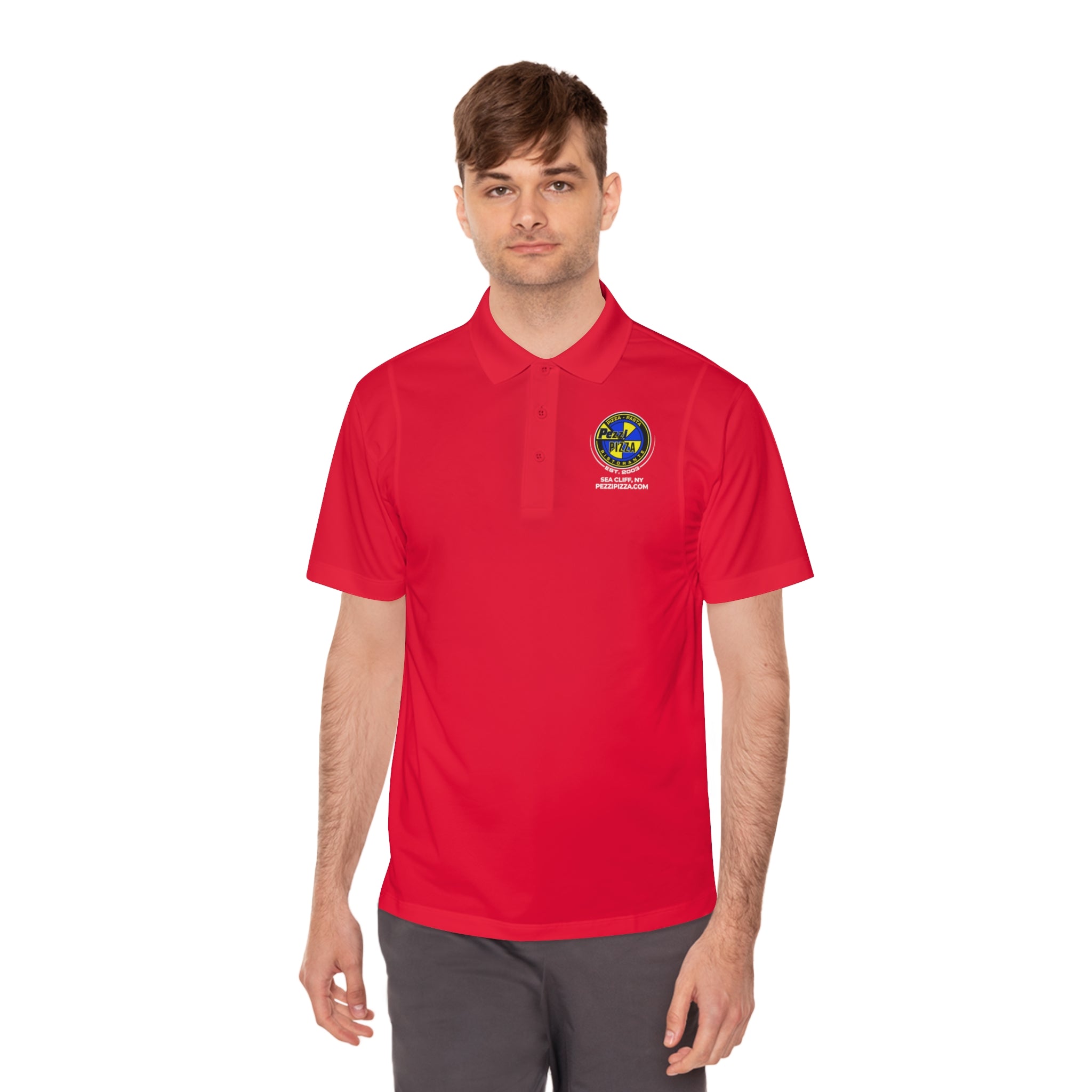 Emblem Golf Polo — Men's Performance Sport Shirt