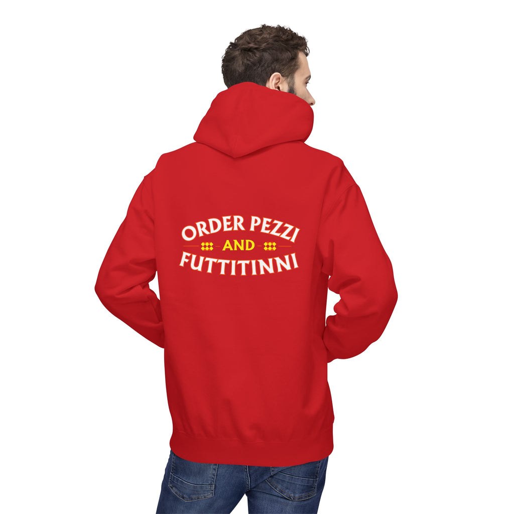 Order Pezzi Fruttitinni Hoodie — Funny Italian Pizza Quote Hoodie