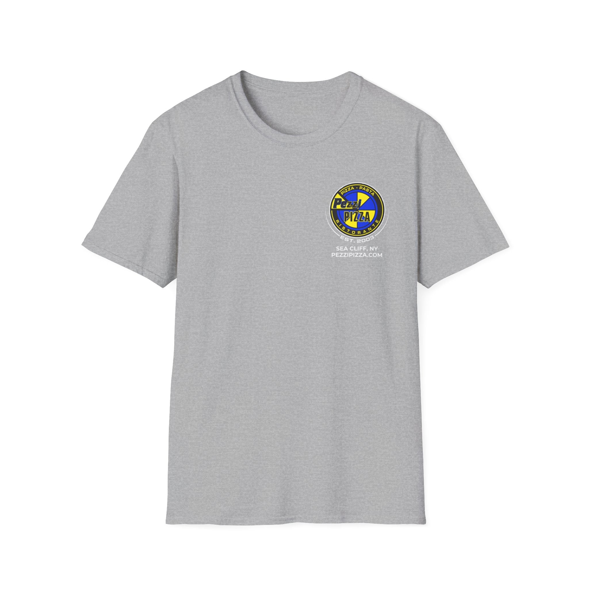 Family Friends Pizza Checklist T-Shirt | Pezzi Pizza Restaurant Slogan