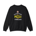 Sicilian Made Pezzi I Minchia-  Logo Crewneck Sweatshirt | Small Chest Patch, Back Text