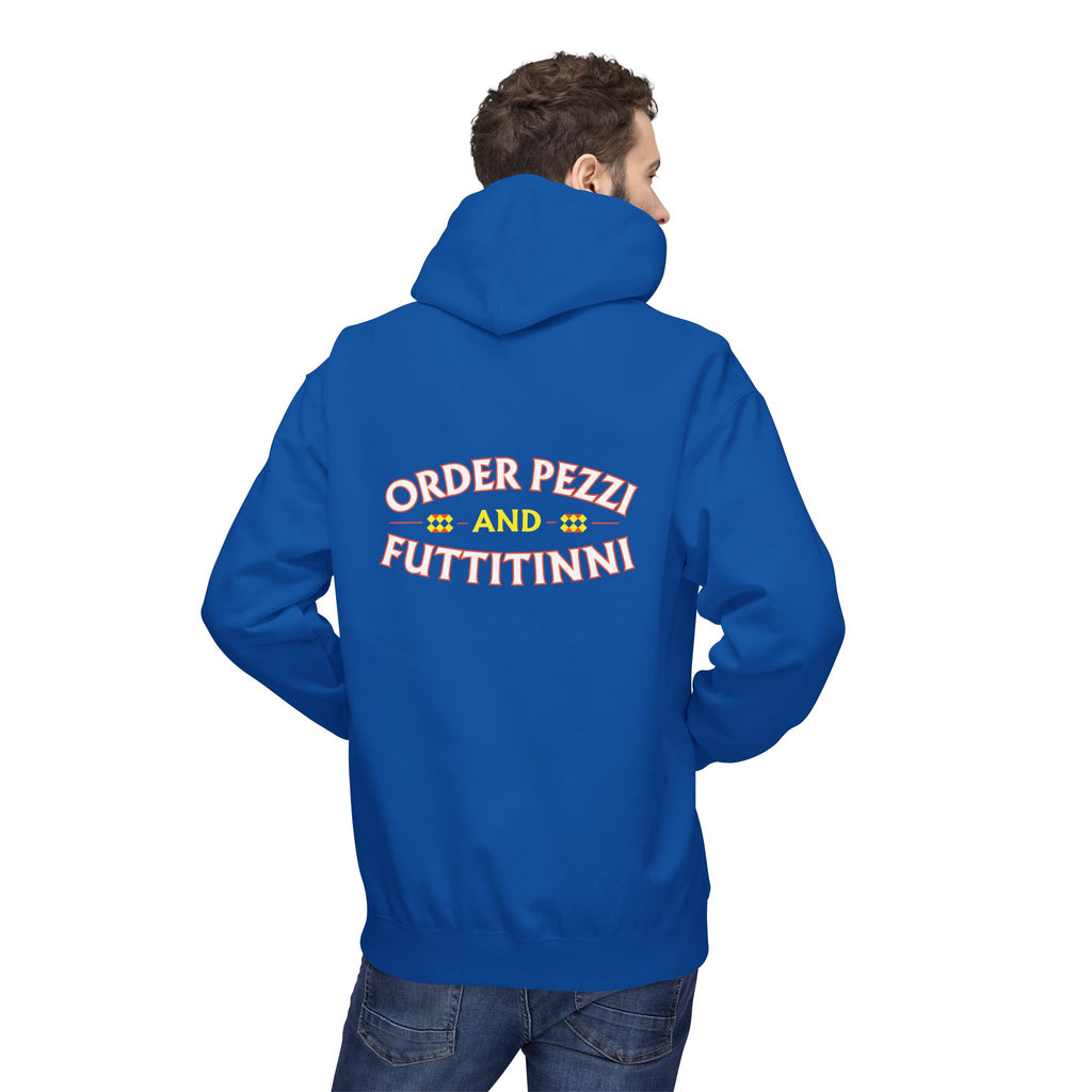 Order Pezzi Fruttitinni Hoodie — Funny Italian Pizza Quote Hoodie