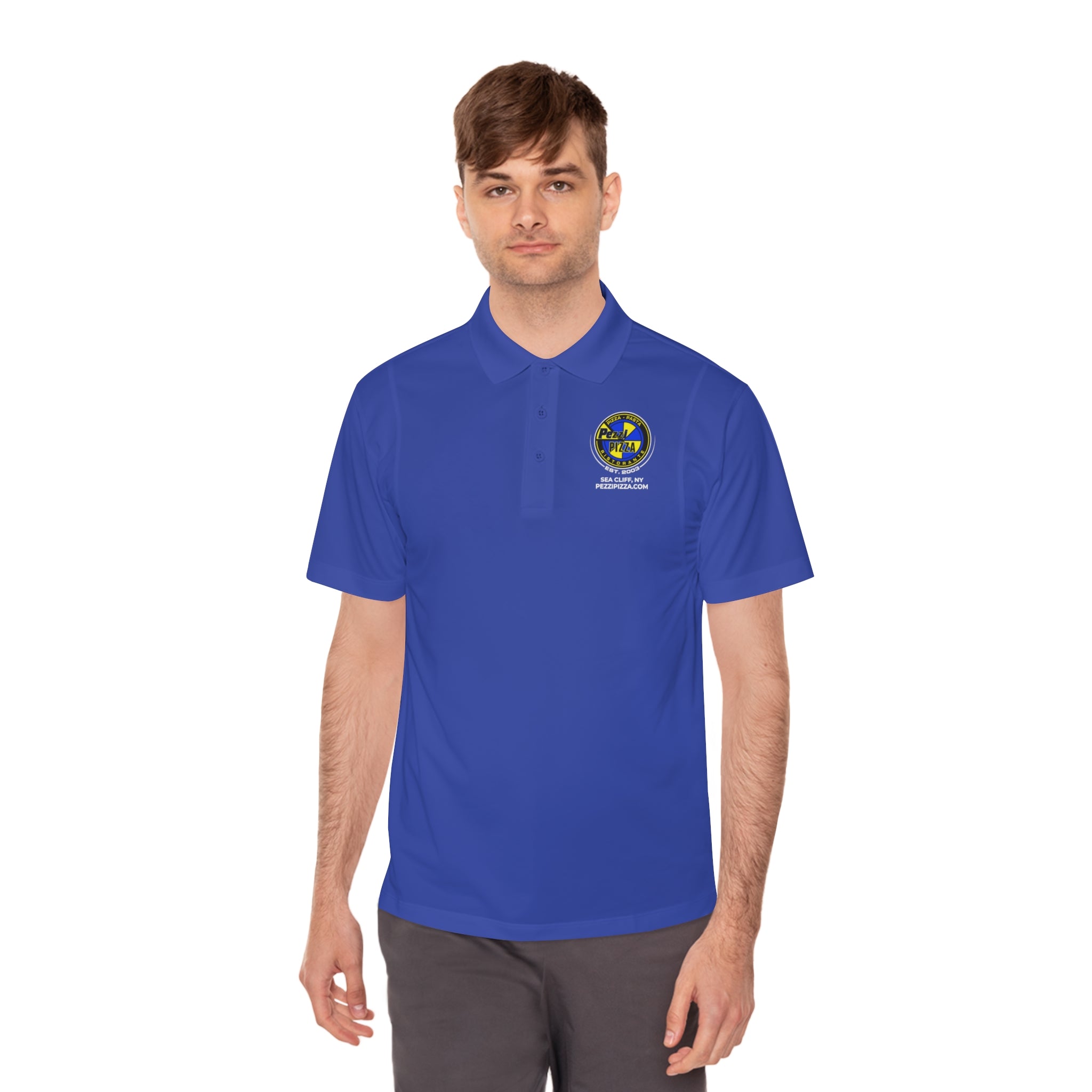 Emblem Golf Polo — Men's Performance Sport Shirt