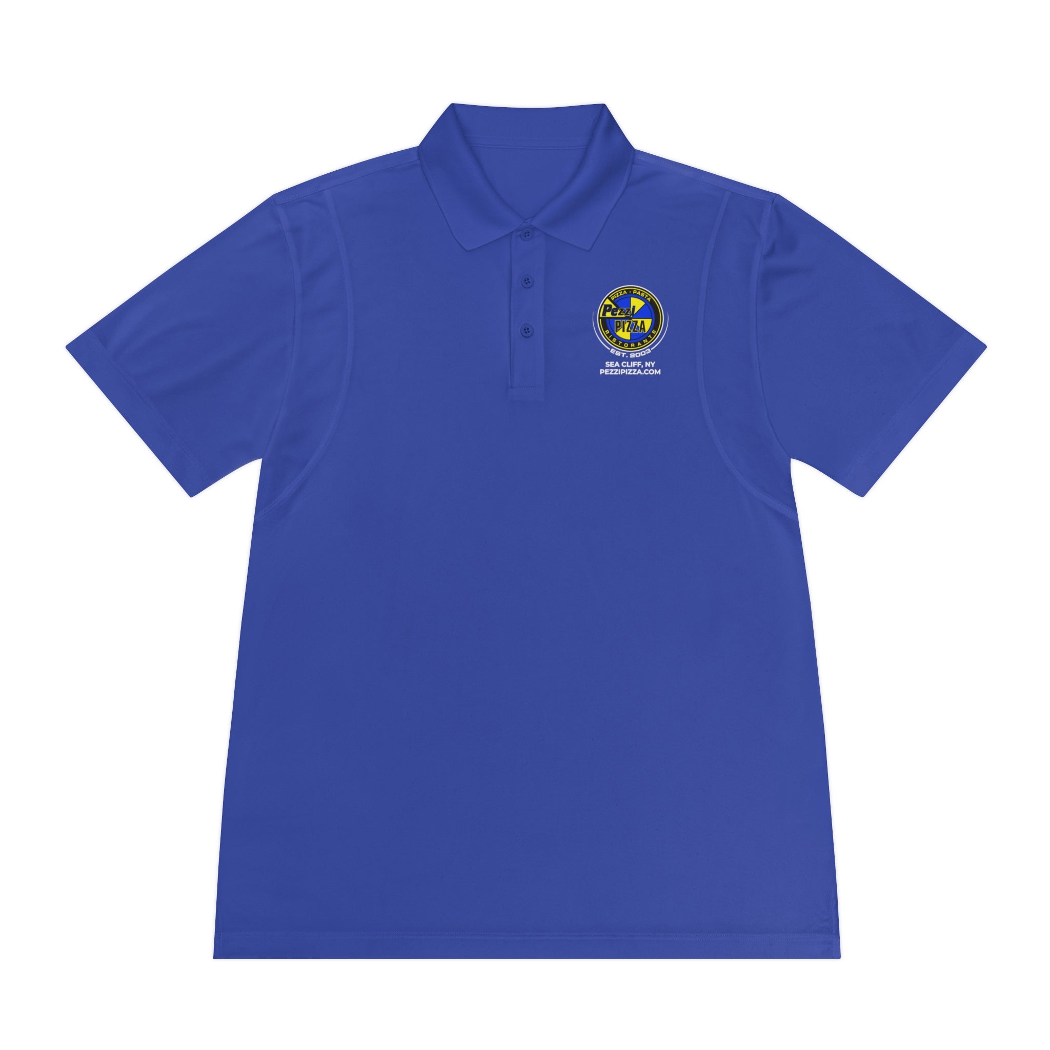 Emblem Golf Polo — Men's Performance Sport Shirt