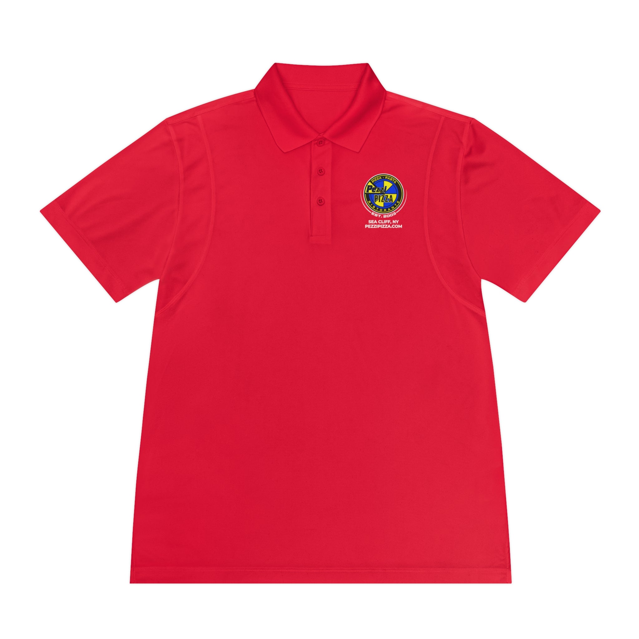 Emblem Golf Polo — Men's Performance Sport Shirt